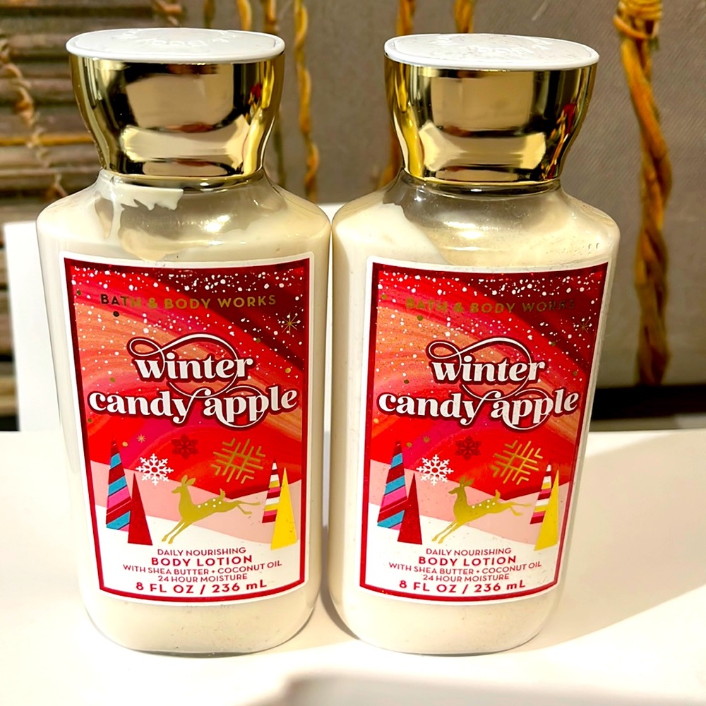 Bath & Body Works Brand New Winter Candy Apple Moisture Body Lotion